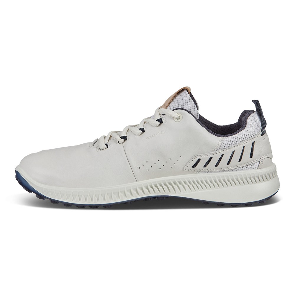 Zapatos De Golf Hombre - ECCO S-Hybrid - Blancos - YUS945130